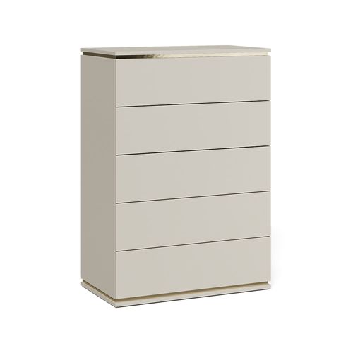 Commode Avec Tiroirs Linette 57966 Cachemire 76x109.1cm Avec 5 Tiroirs