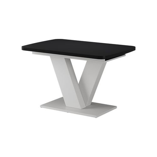 Table De Salle à Manger Fenaro 58001 Noir/blanc 120x80cm Extensible