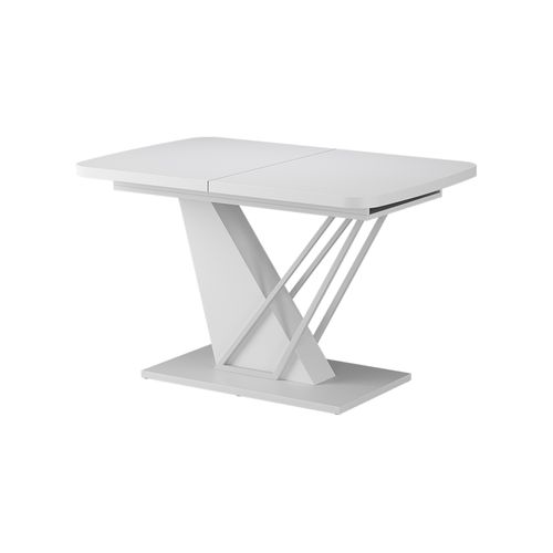 Table De Salle à Manger Fenaro 58023 Blanc 120x80cm 2 Pièces