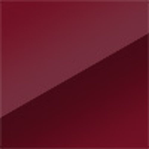 Meuble Sous Pente R-line 58085 Rouge Brillant/blanc 80cm Avec 2 Portes