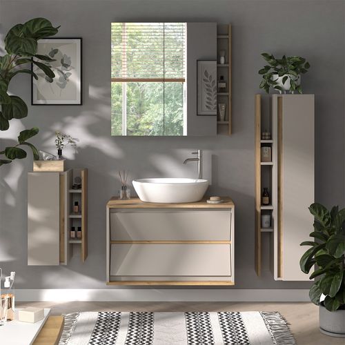 Meubles Bain Edelin 58292 Cachemire 4 Pièces