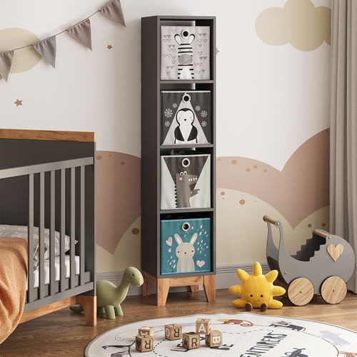 Étagère Pour Enfants Malia, Gris/artisan, 35.2x159.5cm