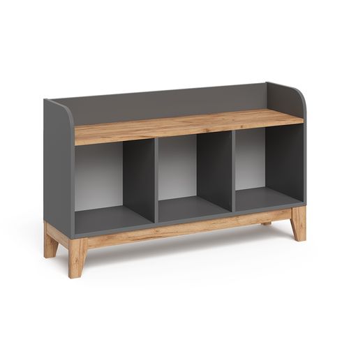 Banc Pour Enfants Malia, Gris/artisan, 107.2x63.8cm