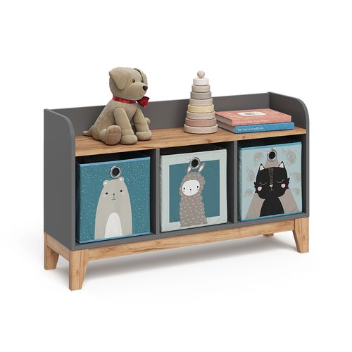 Banc Pour Enfants Malia, Gris/artisan, 107.2x63.8cm