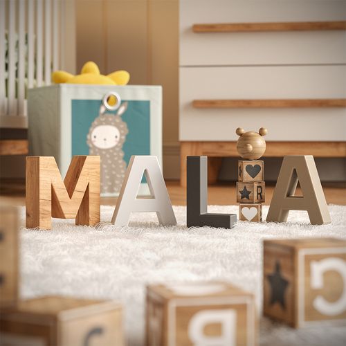 Banc Pour Enfants Malia, Gris/artisan, 107.2x63.8cm