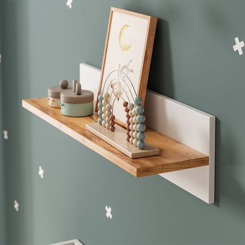 Étagère Enfant Malia 58373 Blanc/artisan 70x20cm