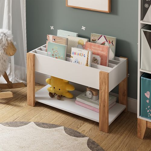 Étagère Pour Enfants Malia 58377 Blanc/artisan 80x46cm