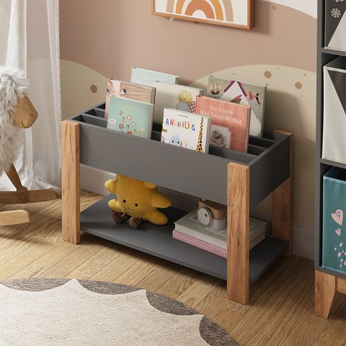 Étagère Pour Enfants Malia 58378 Gris/artisan 80x46cm