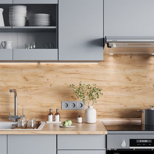 Ligne De Cuisine R-line 58438 Gris 240cm , Pt Chêne