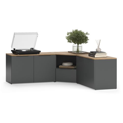 Meuble-paroi Wido 58548 Anthracite/sonoma 3 Parties