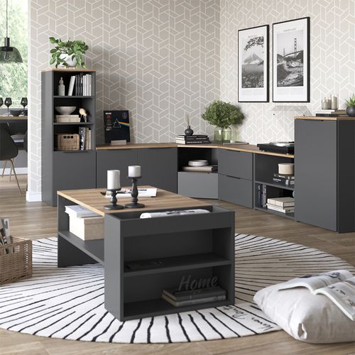 Meuble-paroi Wido 58548 Anthracite/sonoma 3 Parties