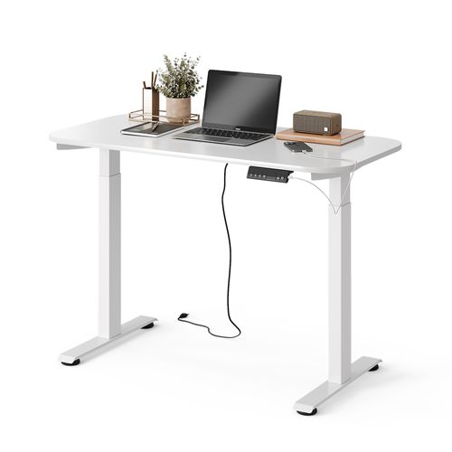 Bureau Elevate 58650 Blanc 120x60cm 2 Moteurs