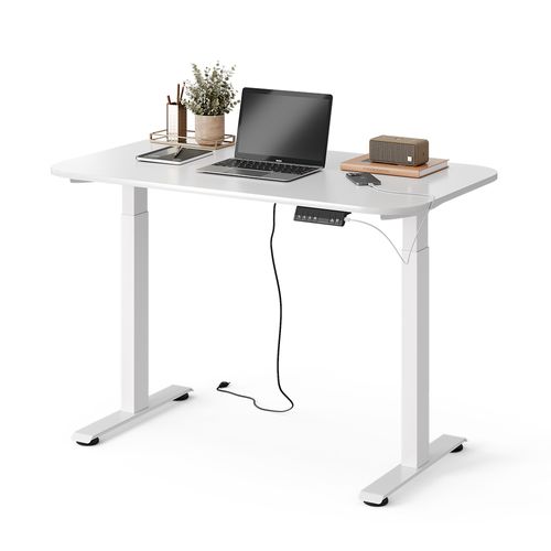 Bureau Elevate 58651 Blanc 120x70cm 2 Moteurs