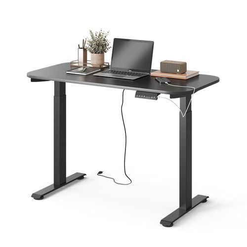 Bureau Elevate 58662 Noir/anthracite 120x60cm 2 Moteurs