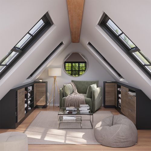 Meuble De Cuisine Dangle Pour Combles R-line 59098 Sonoma 75.6cm Avec 1 Porte