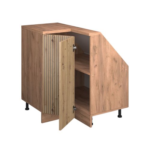 Meuble De Cuisine Dangle Pour Combles R-line 59103 Chêne Artisan 75.6cm Avec 1 Porte