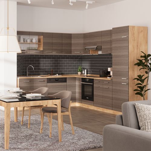 Meuble De Cuisine Dangle Pour Combles R-line 59105 Gris Noble 75.6cm Avec 1 Porte