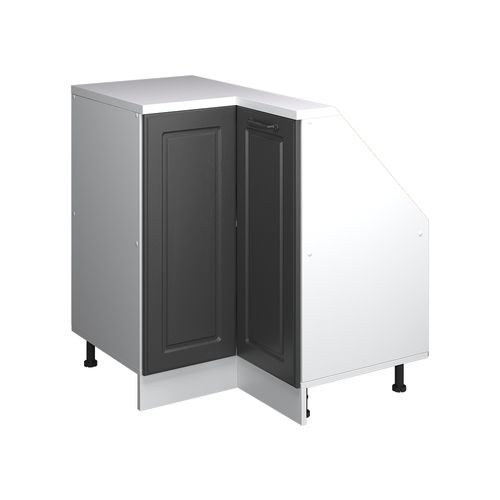 Meuble De Cuisine Dangle Pour Combles R-line 59115 Anthracite Campagne 75.6cm Avec 1 Porte