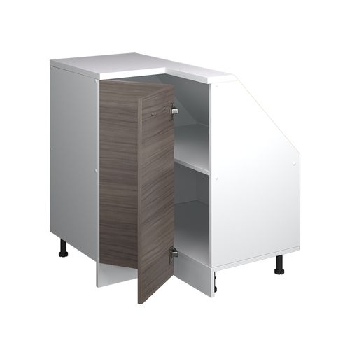 Meuble De Cuisine Dangle Pour Combles R-line 59118 Gris Noble 75.6cm Avec 1 Porte