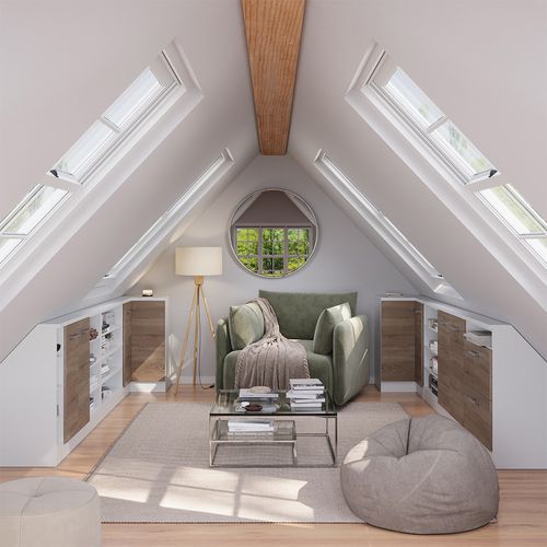 Meuble De Cuisine Dangle Pour Combles R-line 59124 Sonoma 75.6cm Avec 1 Porte