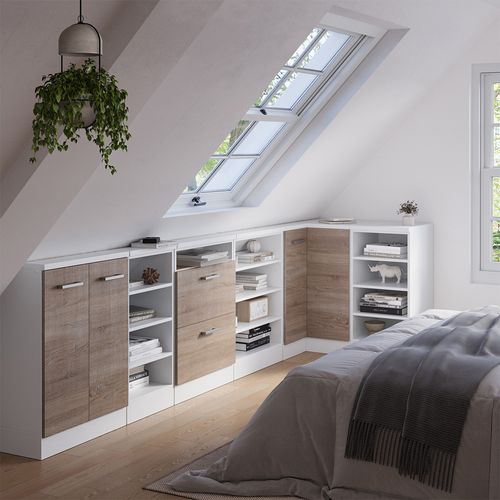 Meuble De Cuisine Dangle Pour Combles R-line 59124 Sonoma 75.6cm Avec 1 Porte