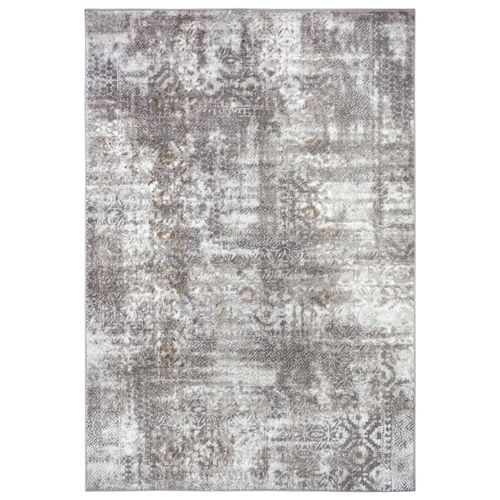 Tapis 57x90cm Abstrait Studio Gris Marron
