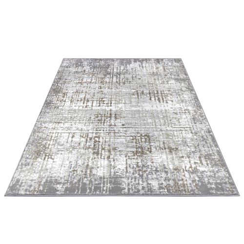 Tapis 57x90cm Abstrait Studio Crème Et Gris