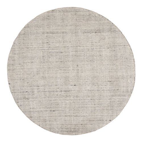 Tapis Uni Rayé Venus Diam 190 Cm - Beige