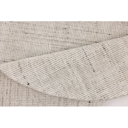 Tapis Uni Rayé Venus Diam 190 Cm - Beige