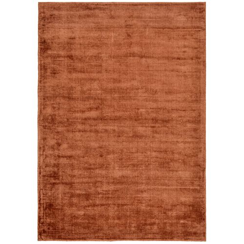Tapis Brillant En Viscose Star 90x160 Cm - Cuivre