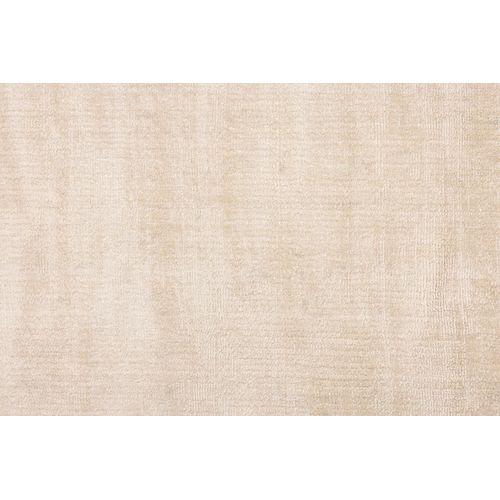 Tapis Brillant En Viscose Star Diam 120 Cm - Crème