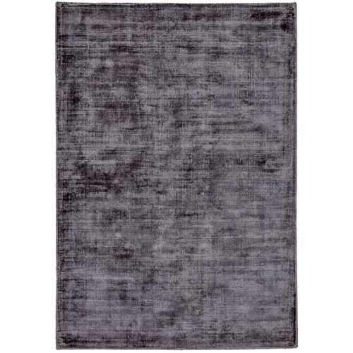 Tapis Brillant En Viscose Star 120x180 Cm - Anthracite