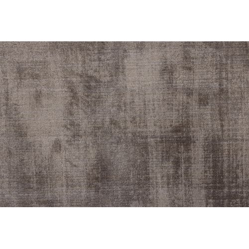 Tapis Brillant En Viscose Star Diam 190 Cm - Gris