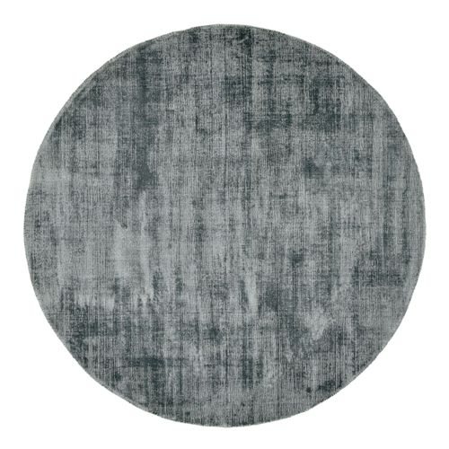 Tapis Brillant En Viscose Star Diam 120 Cm - Turquoise