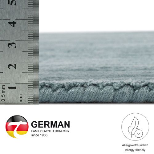 Tapis Brillant En Viscose Star Diam 120 Cm - Turquoise