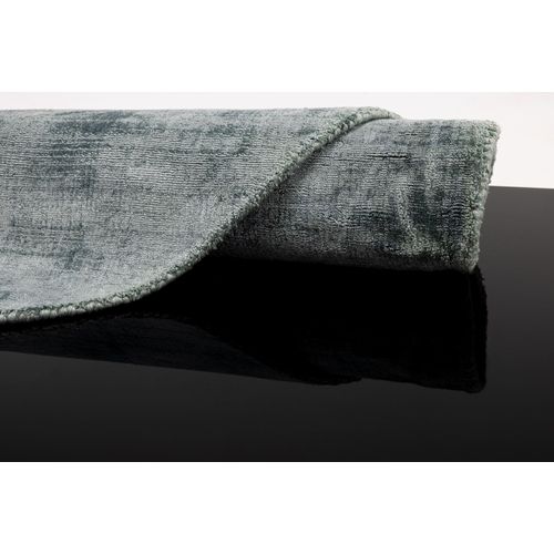 Tapis Brillant En Viscose Star Diam 120 Cm - Turquoise