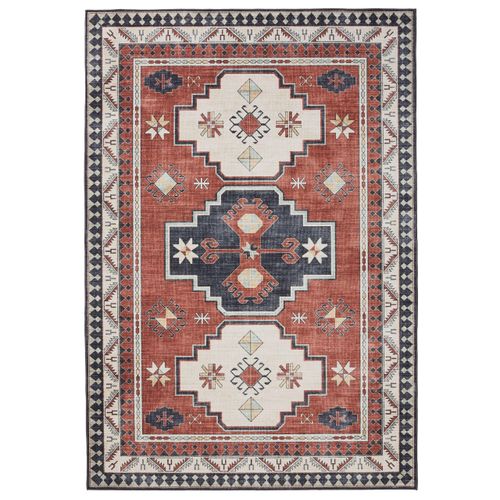 Tapis Lavable George Multicolore/bleu 140x200 Cm