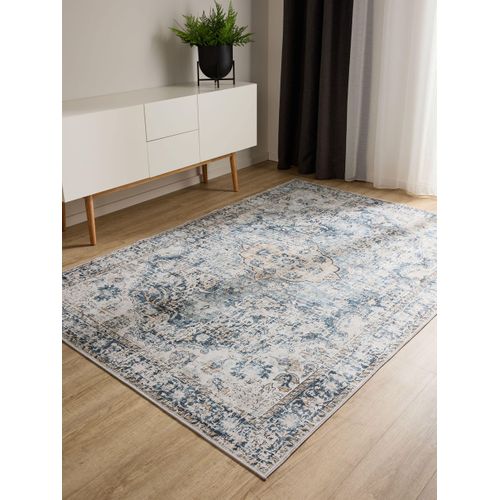 Tapis Lavable George Bleu 60x120 Cm