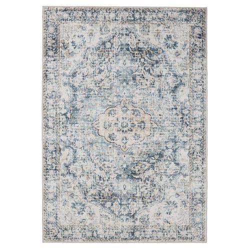 Tapis Lavable George Bleu 60x120 Cm