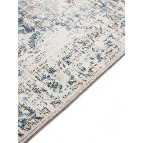 Tapis Lavable George Bleu 60x120 Cm
