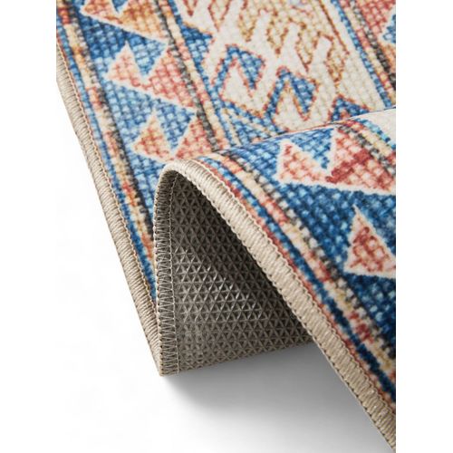 Tapis Lavable George Bleu 160x230 Cm