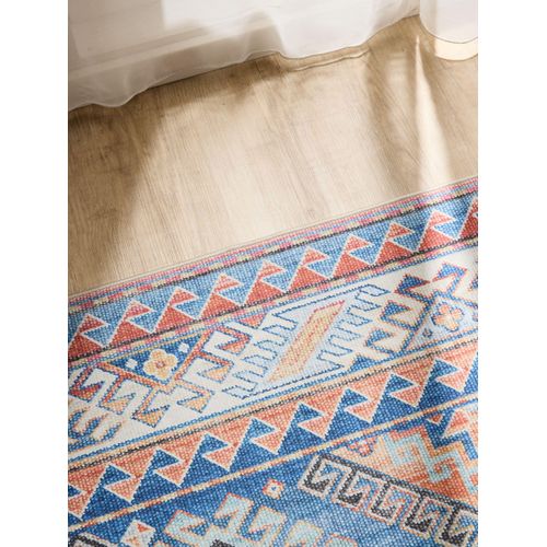 Tapis Lavable George Bleu 160x230 Cm