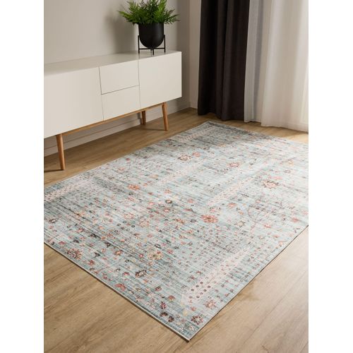 Tapis Lavable George Turquoise 140x200 Cm