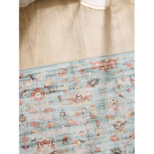 Tapis Lavable George Turquoise 300x400 Cm