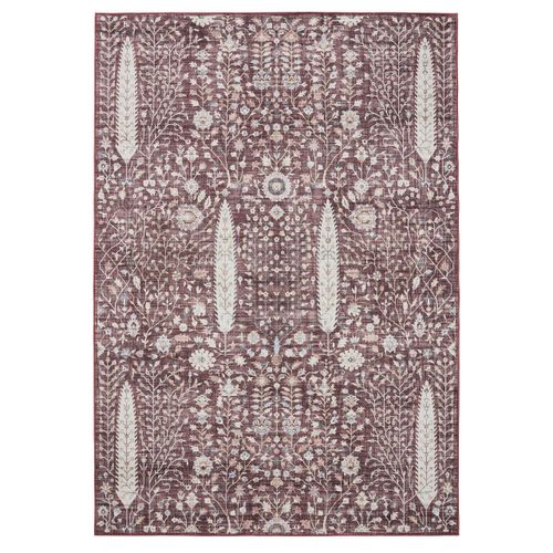 Tapis Lavable George Bordeaux 240x340 Cm
