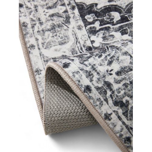 Tapis Lavable George Anthracite 120x170 Cm