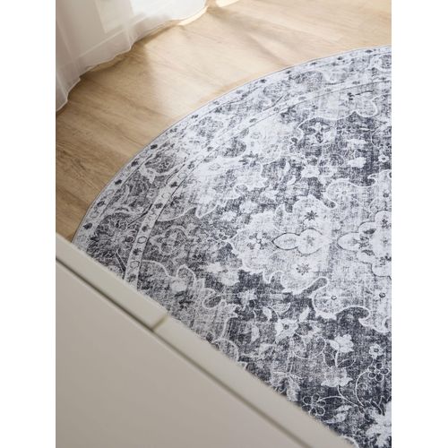 Tapis Lavable George Anthracite Ø 160 Cm