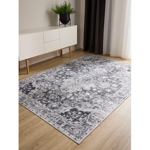 Tapis Lavable George Anthracite 80x150 Cm