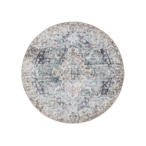 Tapis Lavable George Bleu Ø 120 Cm
