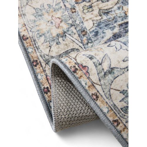 Tapis Lavable George Bleu 160x230 Cm